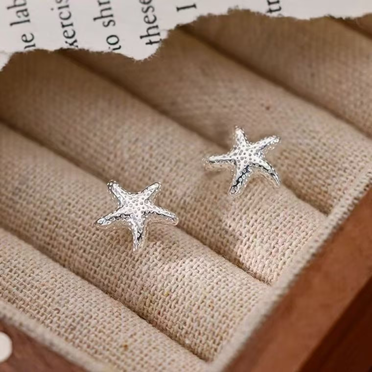 Minimalist Starfish Earrings