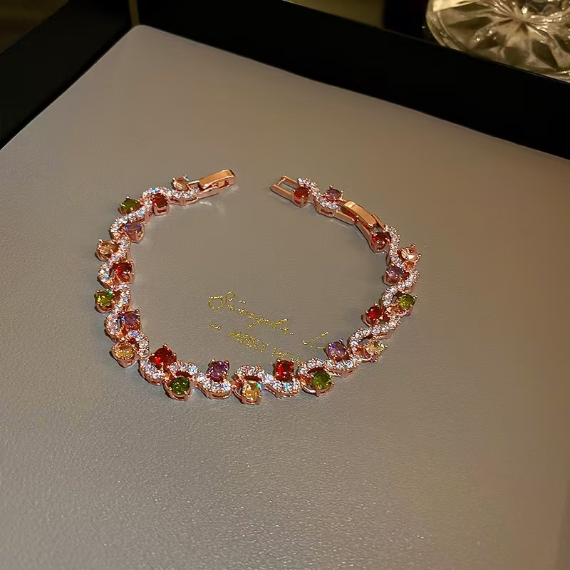 Multicolor Gem Bracelet