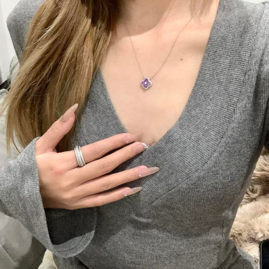 Lavender Bloom Necklace