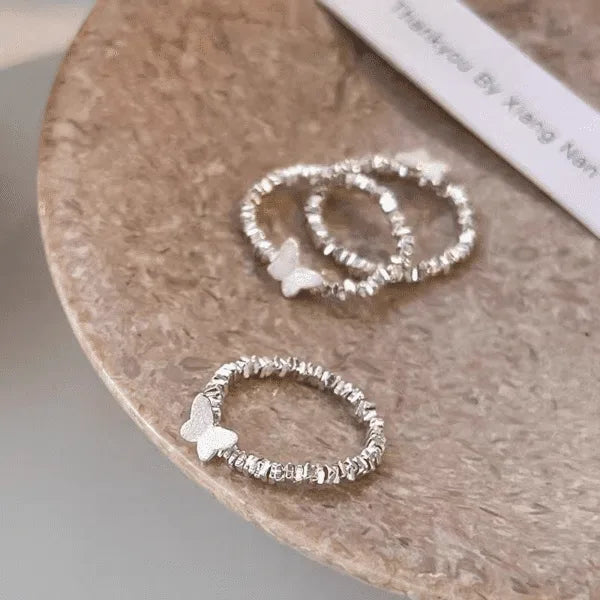 925 Sterling Silver Butterfly Whisper Set