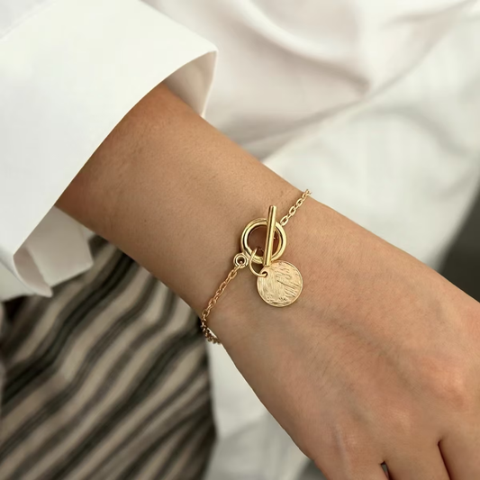 Pulsera con cierre de palanca Crest