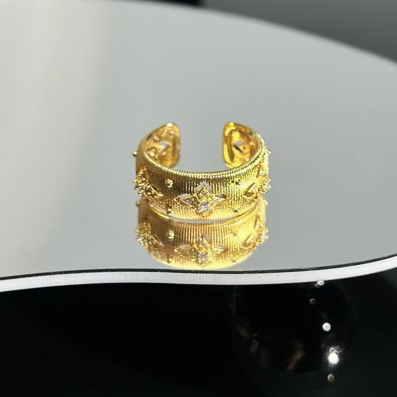 Anillo Ancho Vintage Palacio de Plata de Ley 925