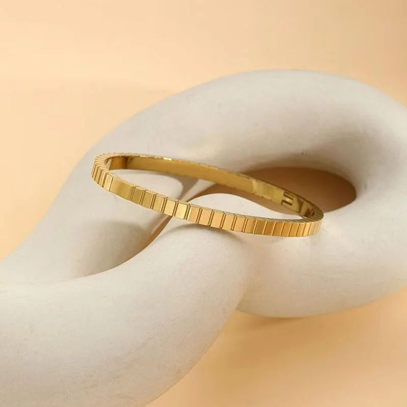 Modern Minimalist Striped Bracelet