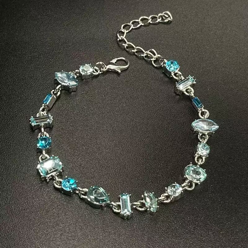 Bracelet en gemmes éclat rosé