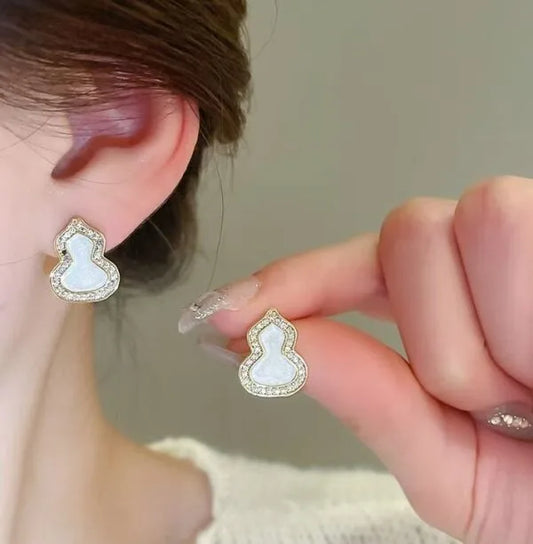 Aretes Mini Calabaza Fritillary