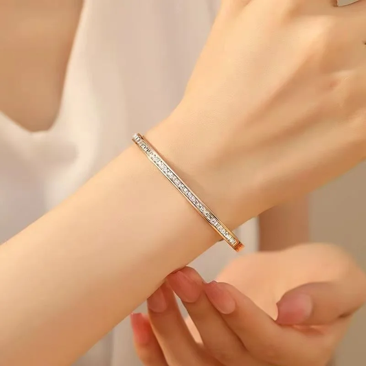 Pulsera vintage de circonitas