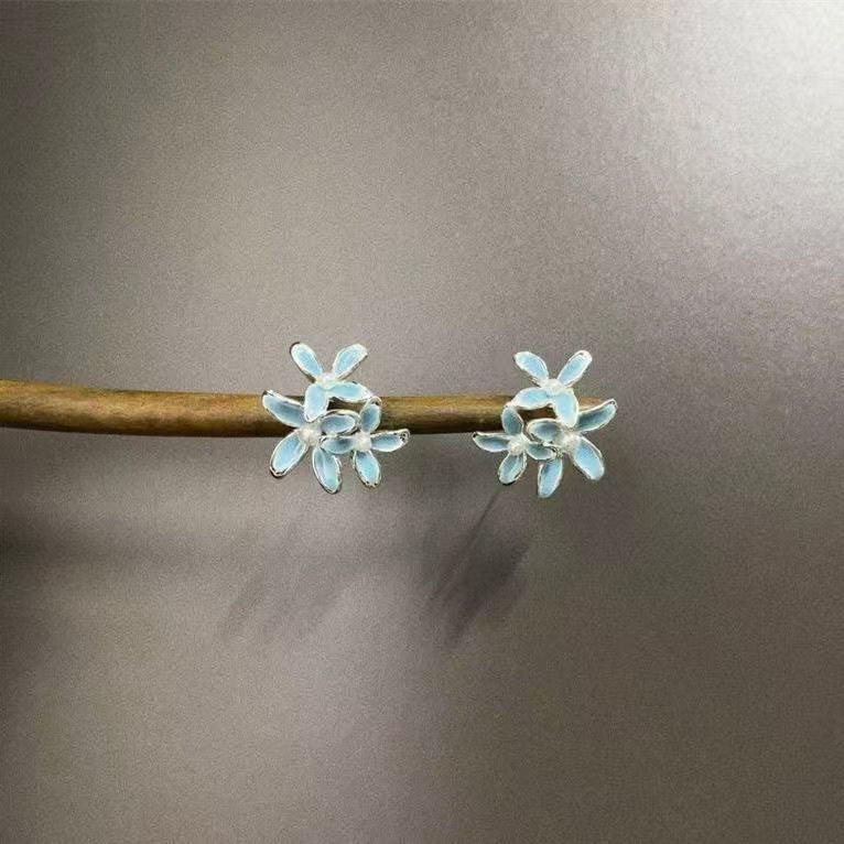 Azure Bloom Earrings