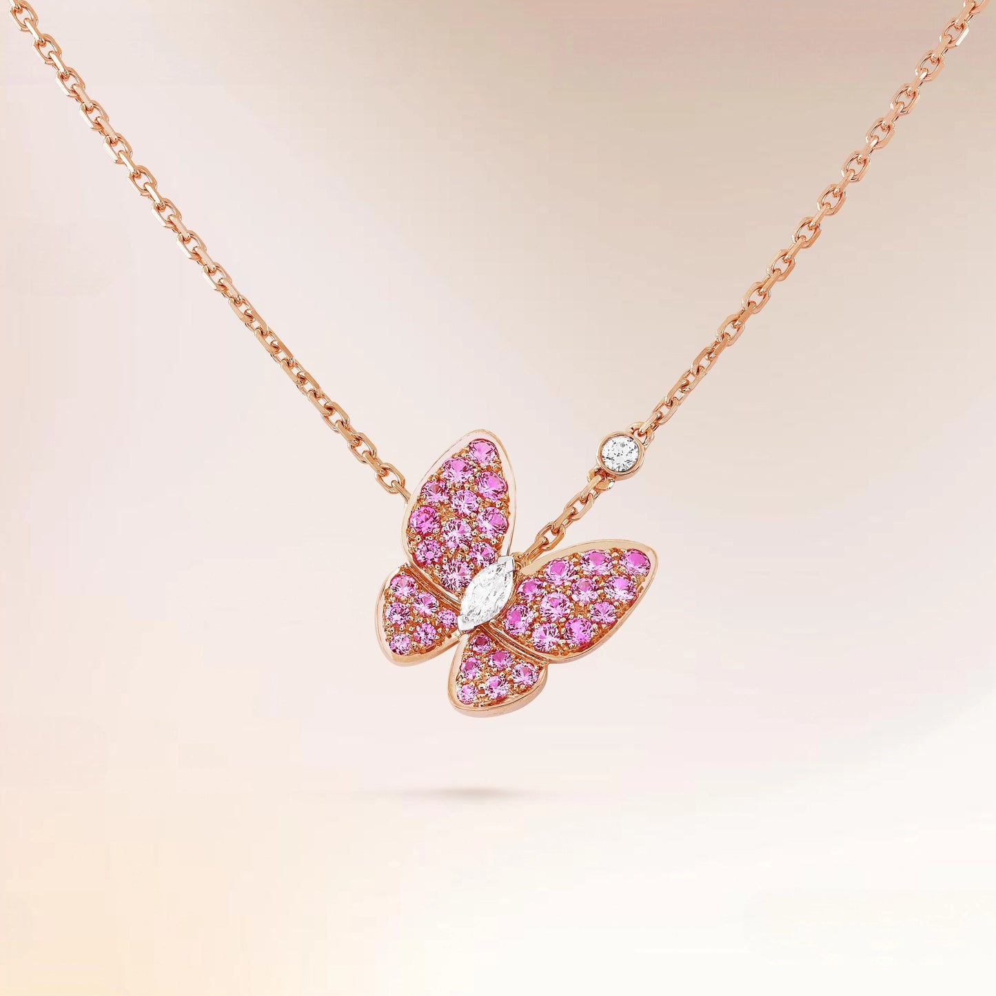 Diamond Wings Necklace