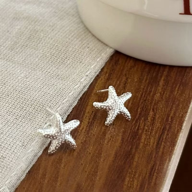 Minimalist Starfish Earrings