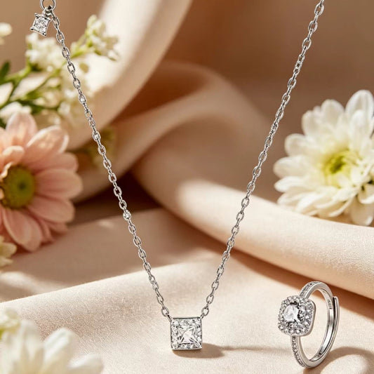 925 Sterling Silver Radiant Glow Set