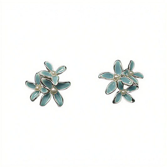 Azure Bloom Earrings