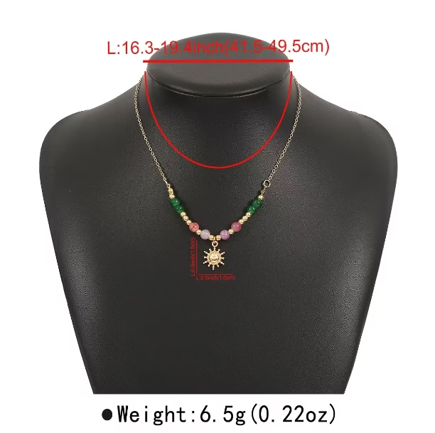Sunbeam Charm Necklace