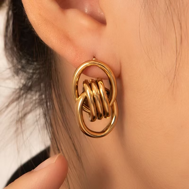 Interlocking Loop Earrings