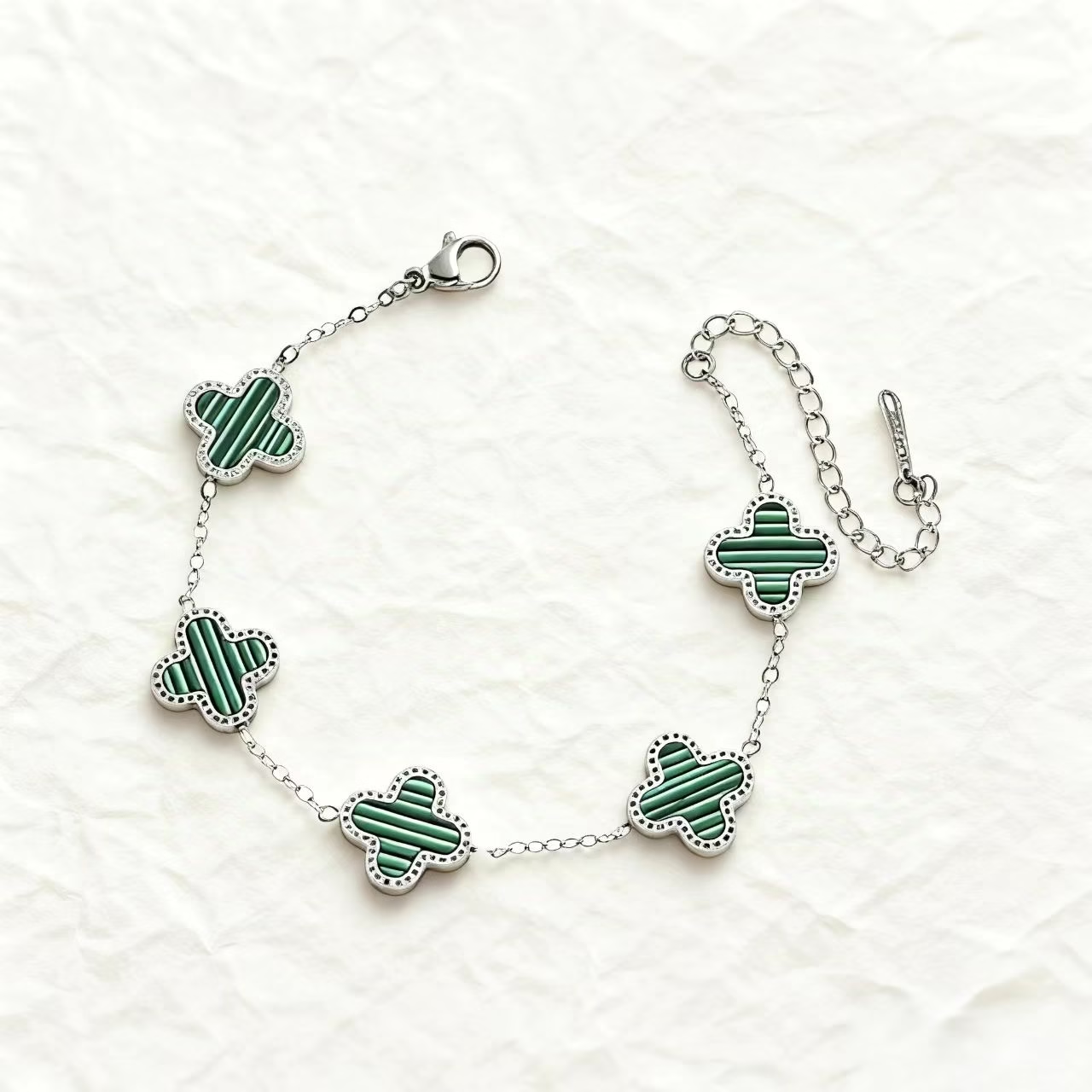 Four-Leaf Clover Lucky Bracelet