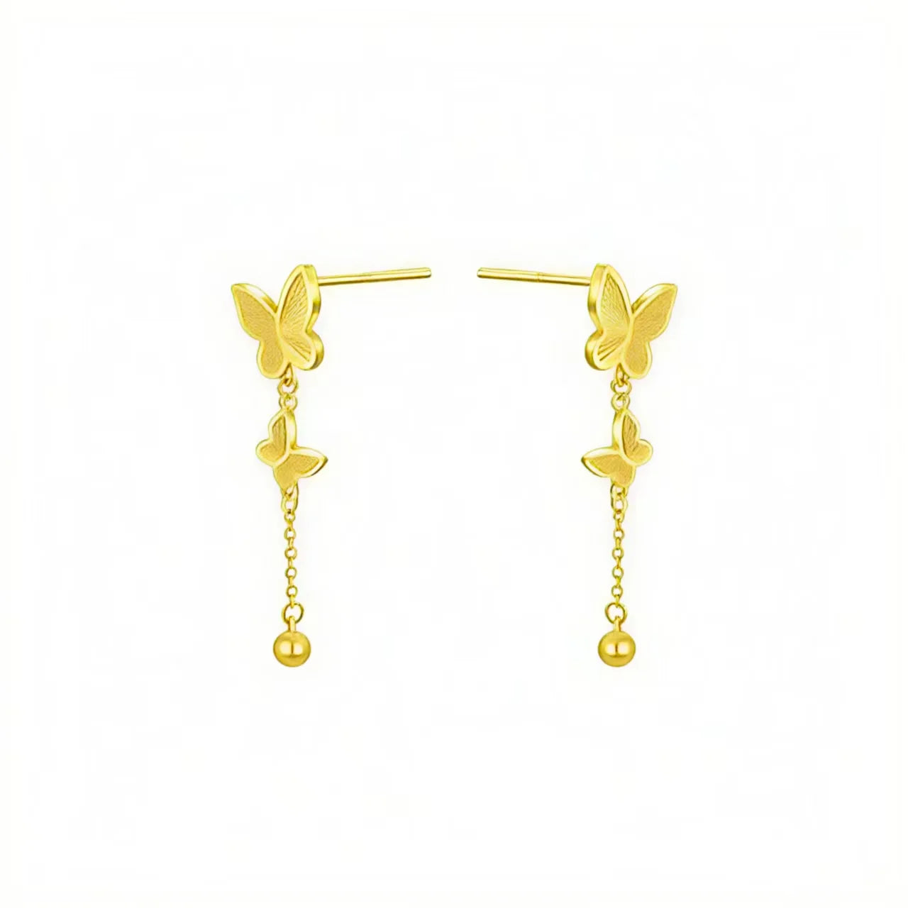 Elegant Butterfly Dangle Earrings