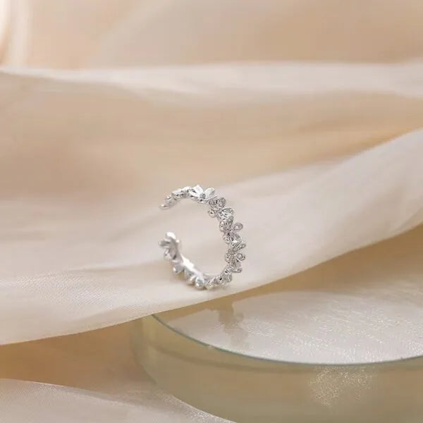 Fate-Weaving Floral Ring