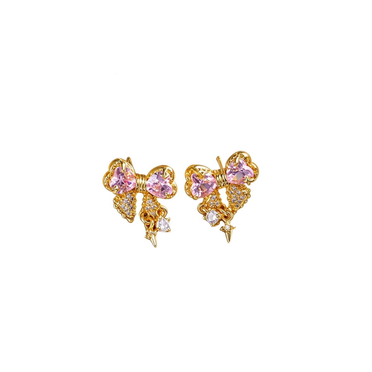 Sweet Bow Set (Earrings / Necklace / Ring)