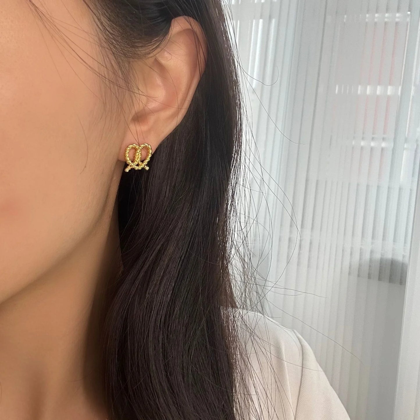Boucles d'oreilles Twist Knot