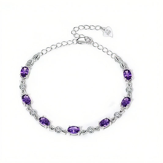 999 Silver Lustre Vine Bracelet