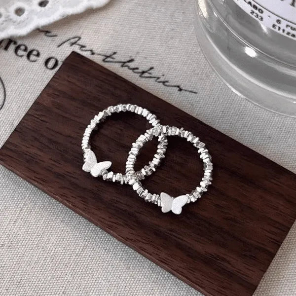 925 Sterling Silver Butterfly Whisper Ring