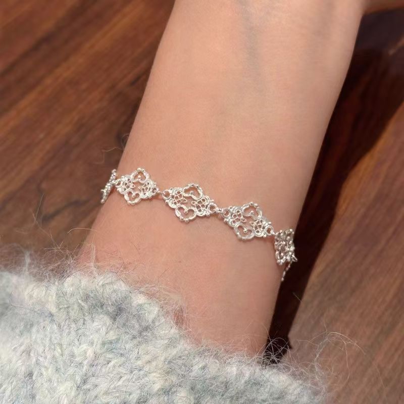 925 Sterling Silver Lace Harmony Bracelet