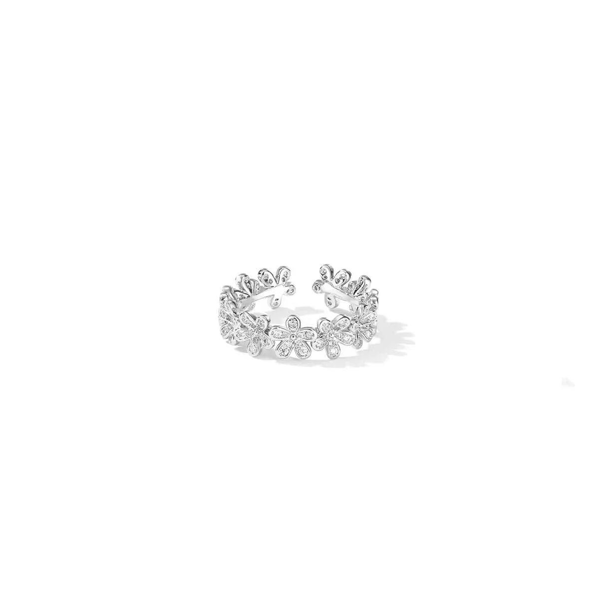 Fate-Weaving Floral Ring