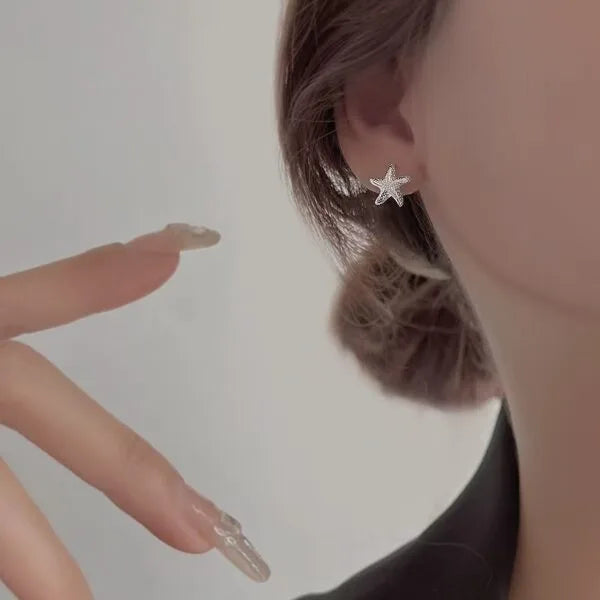 Minimalist Starfish Earrings