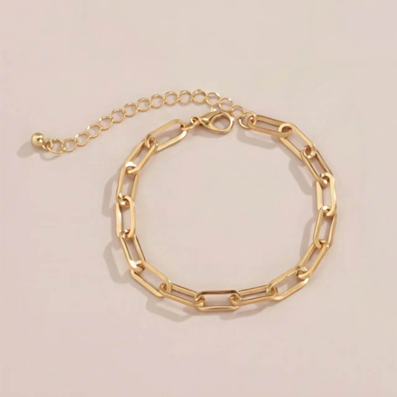 Bracelet à maillons ovales