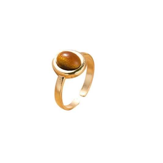 Anillo de flujo Ojo de Tigre