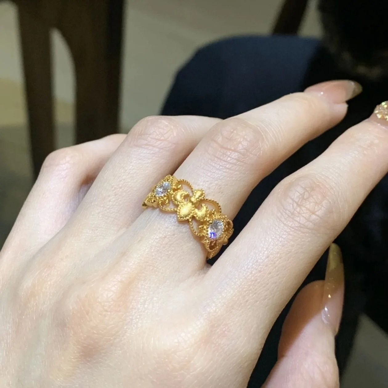 Regal Filigree Grace Ring
