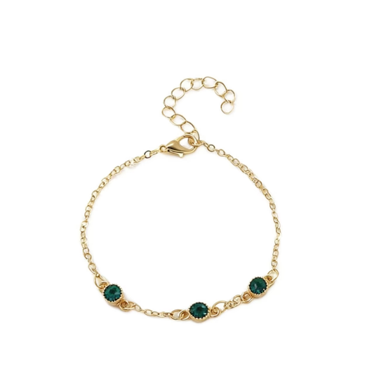 Pulsera Fina Trío Verdant
