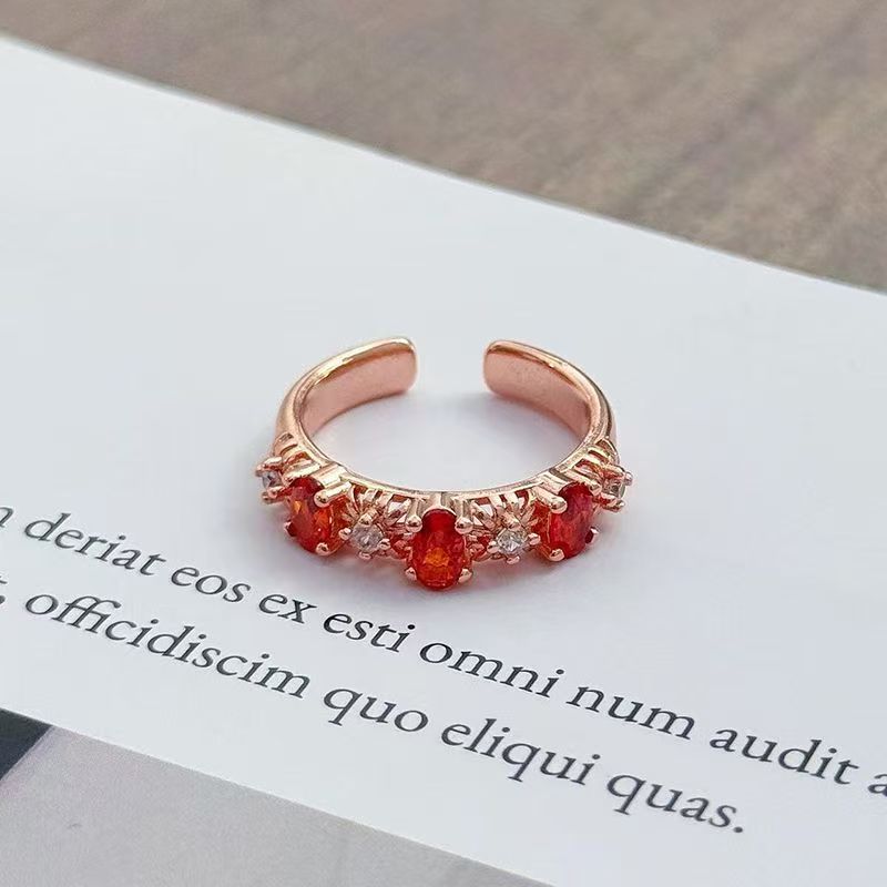 Amber Flame Ring