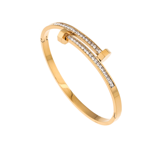Pulsera con circonitas cúbicas