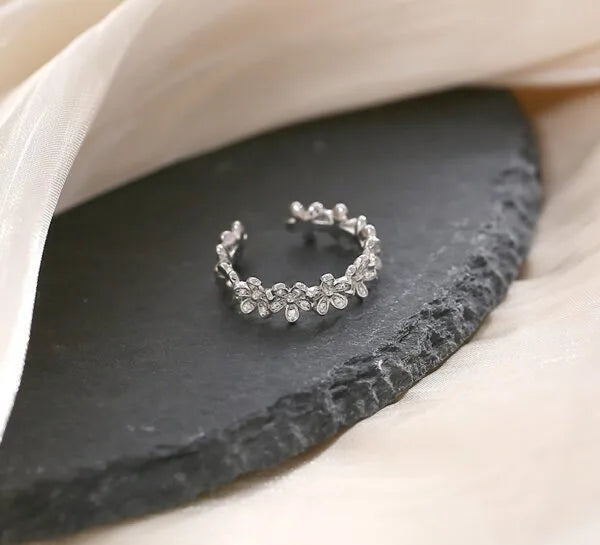 Fate-Weaving Floral Ring