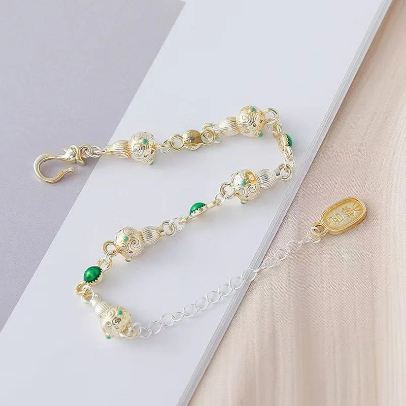 Green Harmony Bead Bracelet