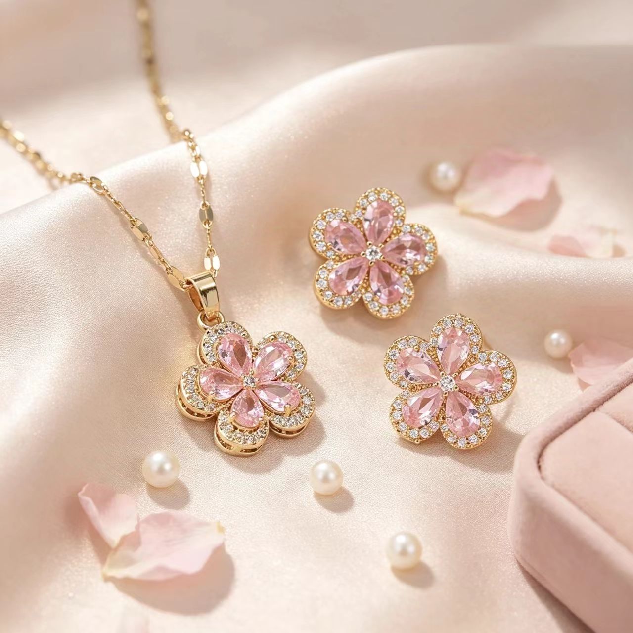 Rosy Petal Set
