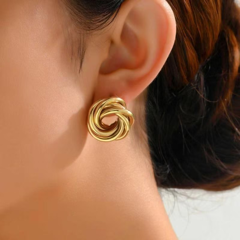 Knot Stud Earrings
