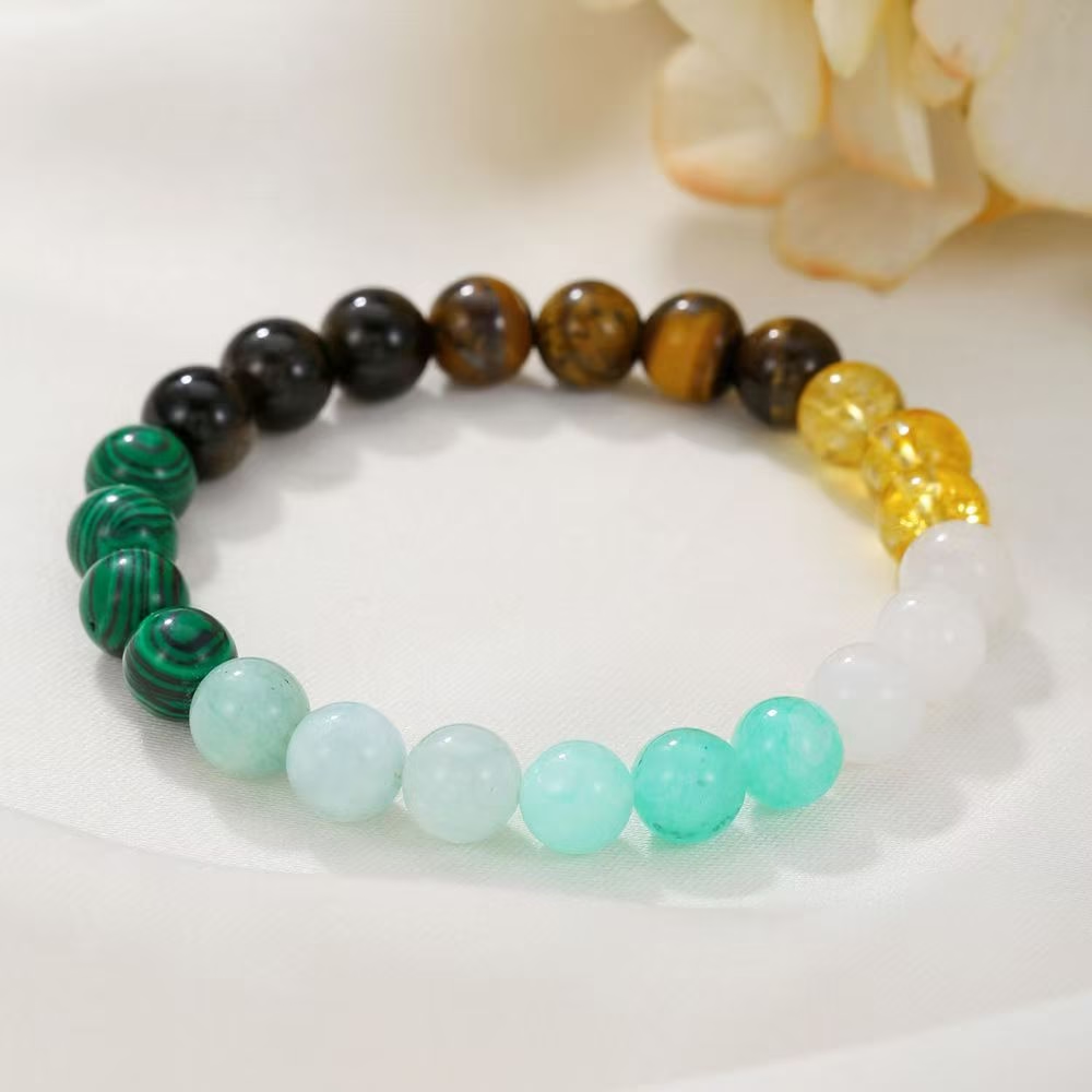 Bracelet attirant la richesse en œil de tigre