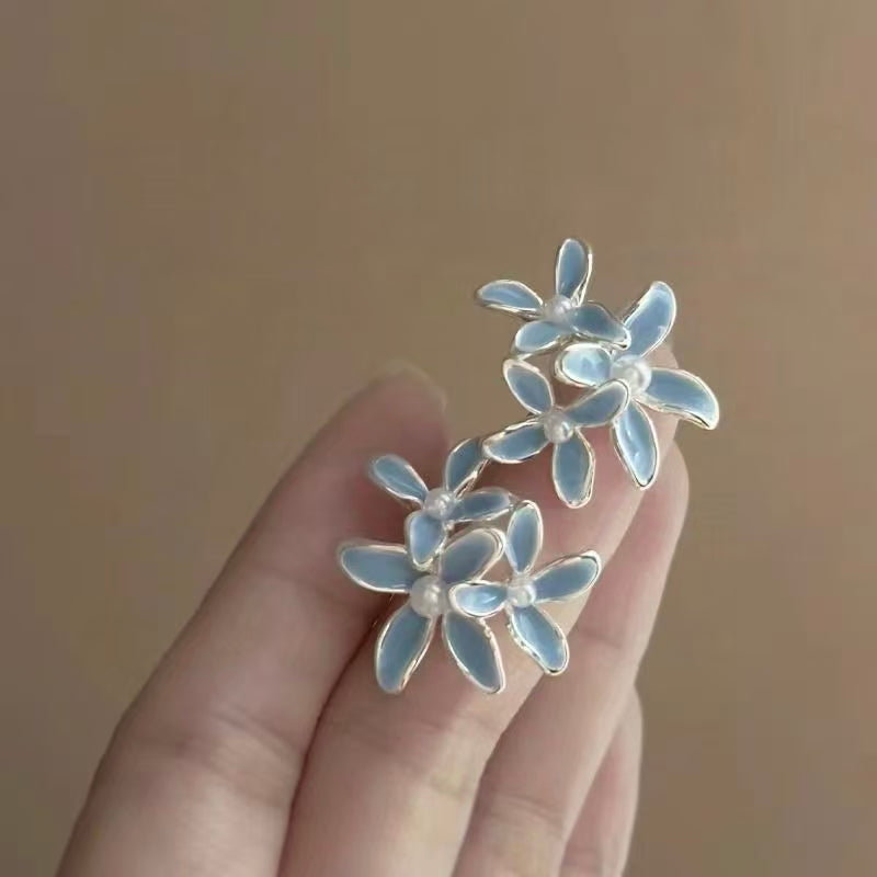 Azure Bloom Earrings