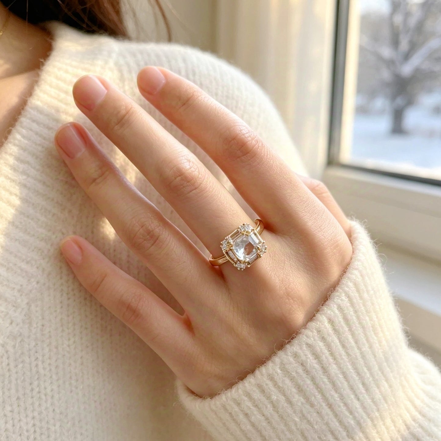 Celeste Radiance Ring