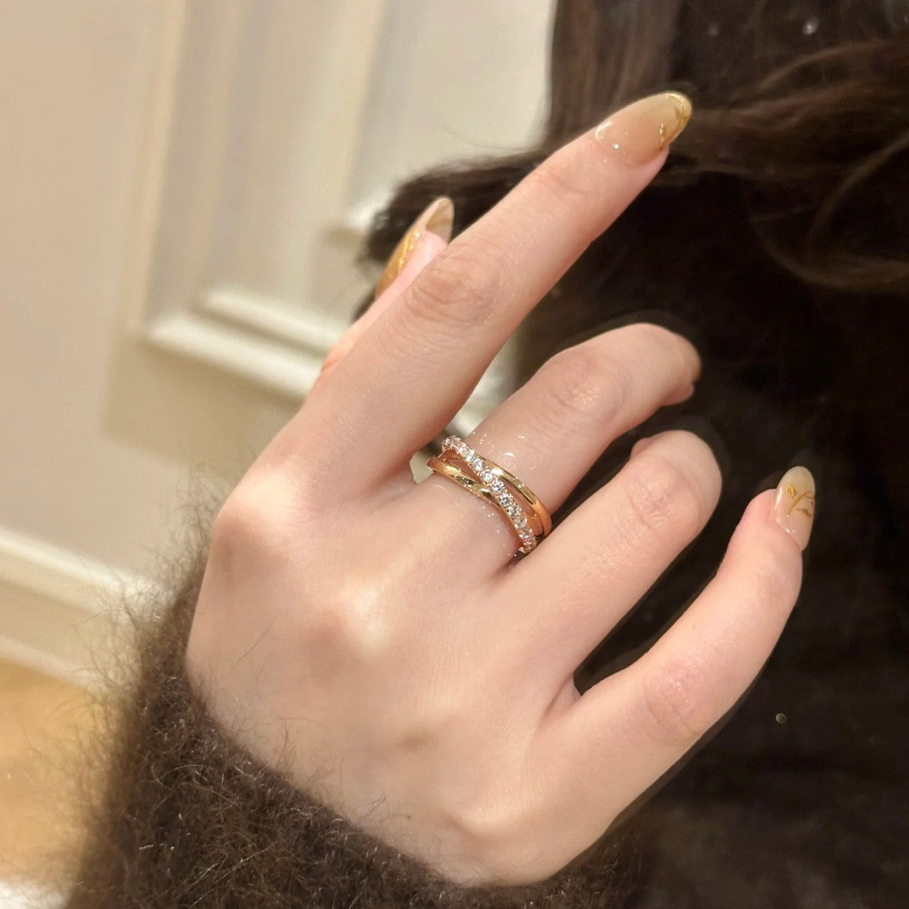 Aurora Twist Ring