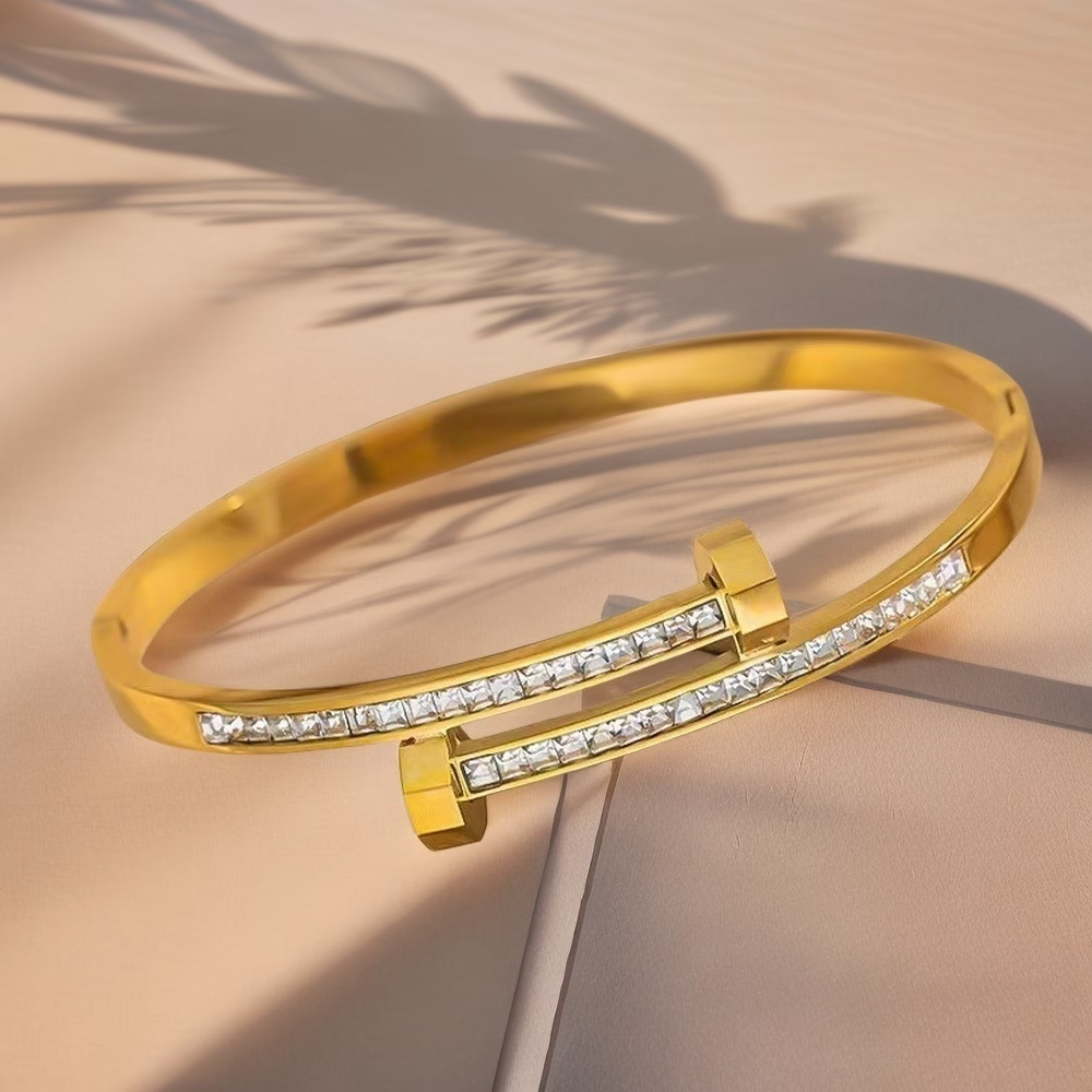 Pulsera con circonitas cúbicas