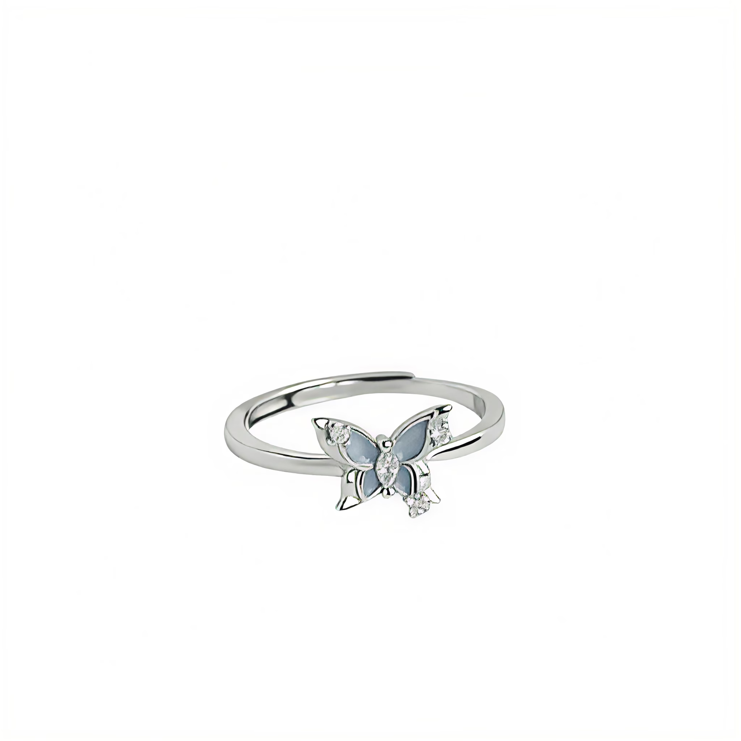 925 Sterling Silver Butterfly Ring