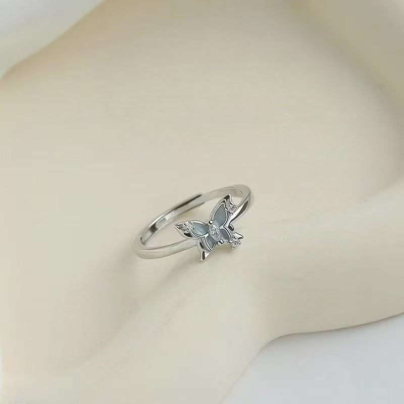 925 Sterling Silver Butterfly Ring