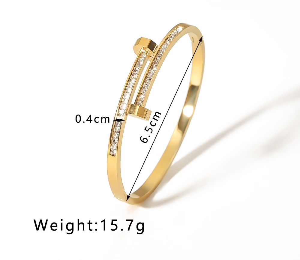 Pulsera con circonitas cúbicas