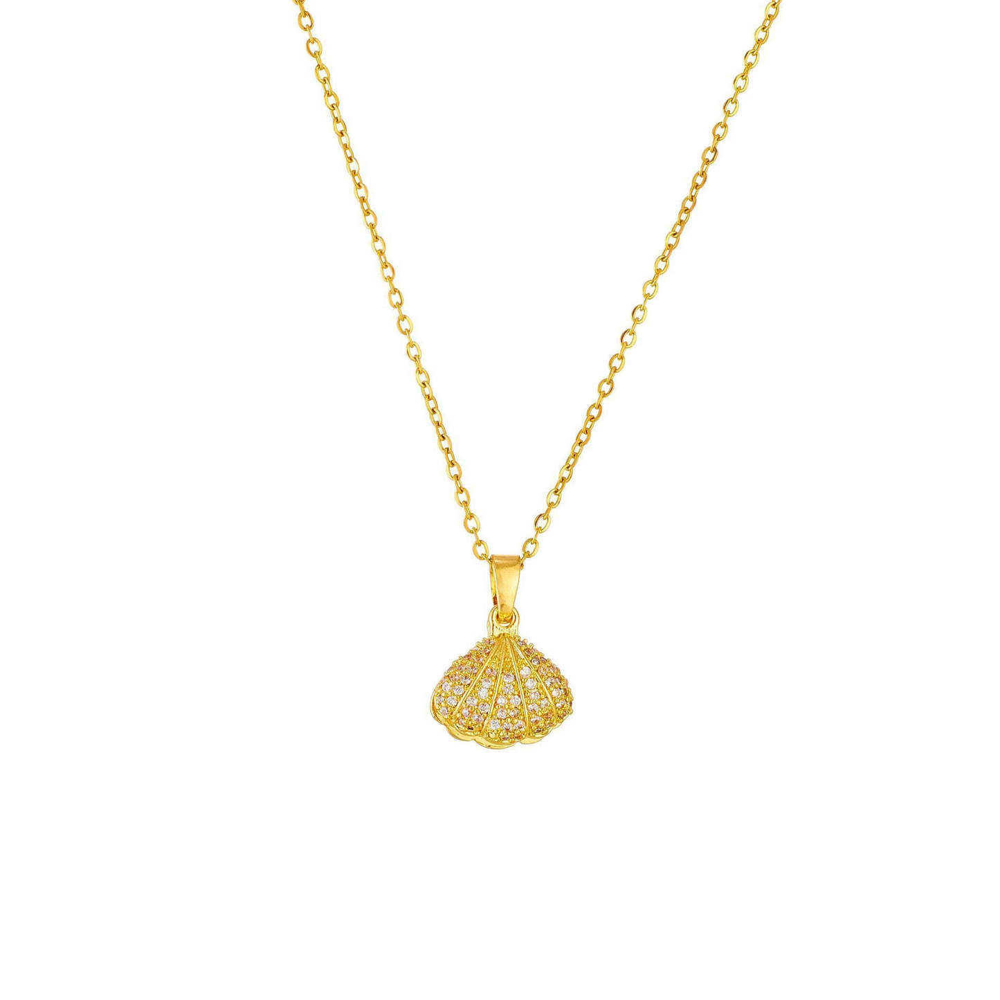 Seashell Pearl Necklace