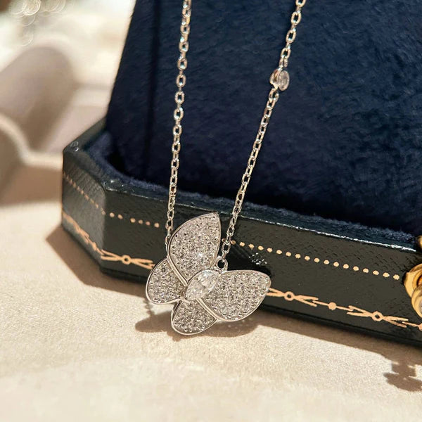 Diamond Wings Necklace