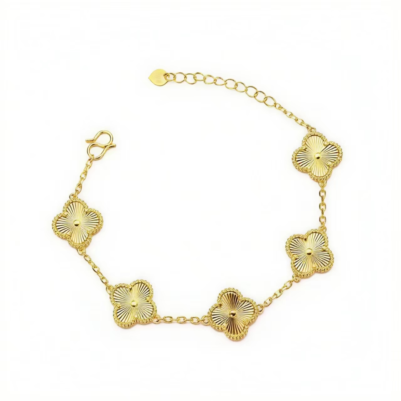 Five-Flower Gold Bracelet