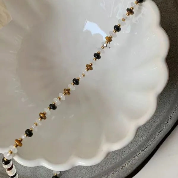 Medra Tiger’s Eye Beaded Necklace