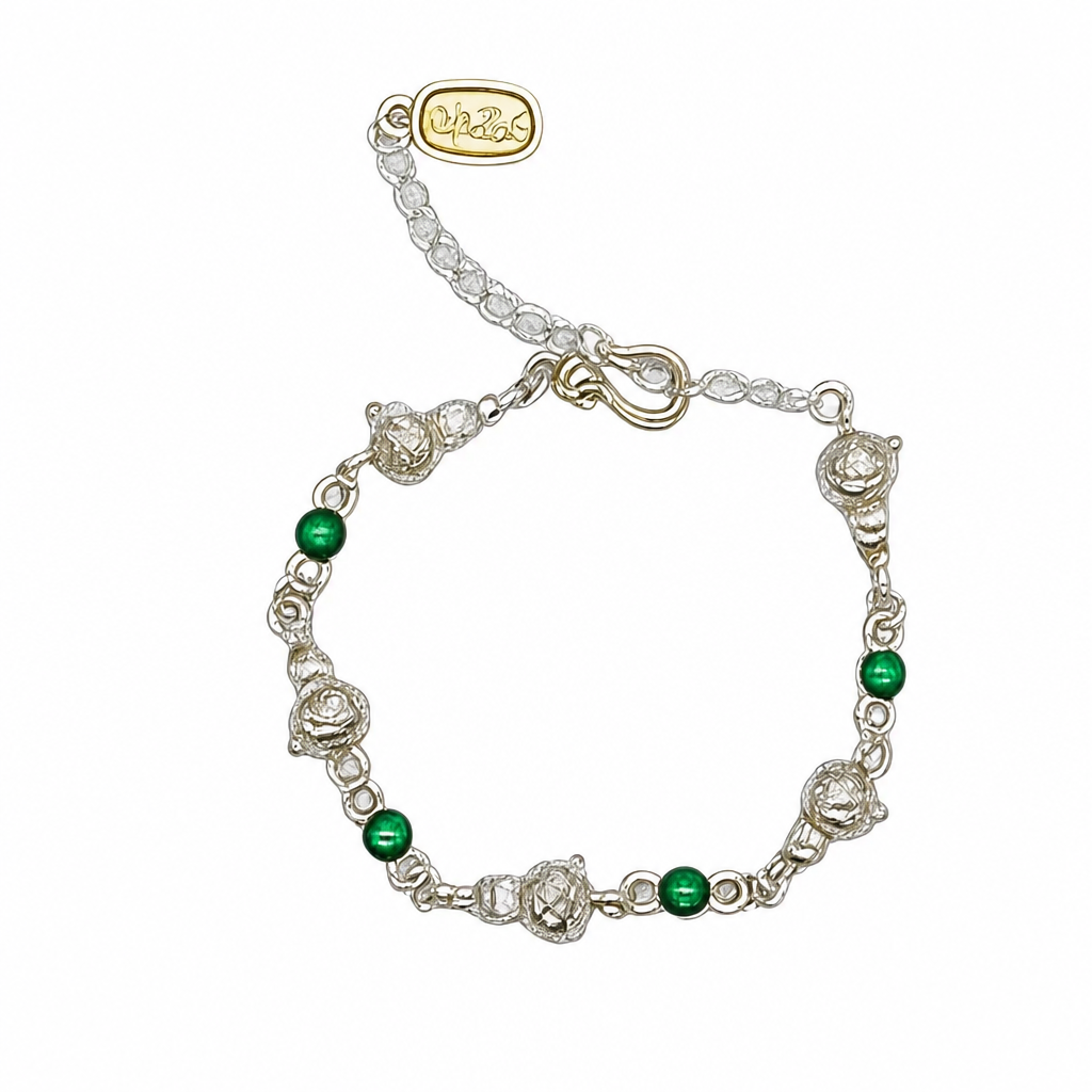 Green Harmony Bead Bracelet